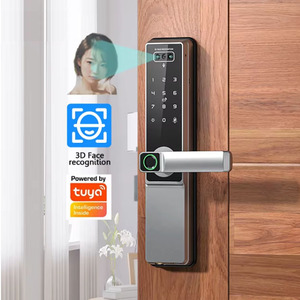 トゥヤスマートWifiデジタルドアロックキーカード指紋顔認識インターホンカメラフロントドア用2025 - Product Image 3