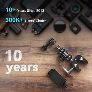 ชุดแคลมป์ยึดกล้อง SMALLRIG, แขนวิเศษหัวบอลพร้อมแคลมป์, ซุปเปอร์แคลมป์พร้อมเธรดกันลื่น, สําหรับ Gopro, เว็บแคม, กล้อง - Product Image 3