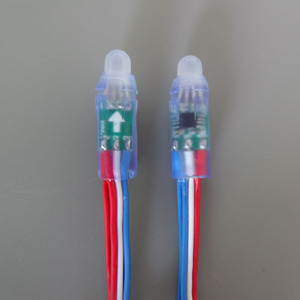 屋外クリスマスデコレーションラウンドWS281112mm DC12V LEDピクセルライトフルカラーピクセルライトストリング - Product Image 3