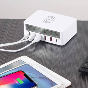 2024 100W Quick Charge 3.0 USB Fast Charging Station 6-Port Multiport Speed <strong>Charger</strong> for Android Electric PD Quick Fast <strong>Charger</strong> - Product Image 6
