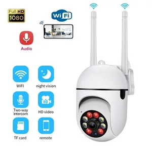OEM A7 1080P PTZ Kamera 2 MP WLAN Kamera Heimsicherheitskamera mit Nachtsicht Bewegungserkennung 2-Wege-Audio 2.4 GHz VI365 App