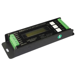 DMX512 доступен автономный 26 режимов 170 пикселей RGB Освещение DE8802 SPI контроллер полосы - Product Image 1