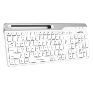 <strong>A4Tech</strong> Styler FBK25 Compact QuietKey Pink for Bluetooth <strong>Wireless</strong> <strong>Keyboard</strong> Type-C Integrated Tablet Cradle for Laptop New Product