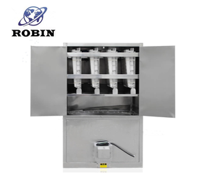 Endüstriyel <span class=keywords><strong>1</strong></span> Ton küp buz makinesi hava su soğutma buz depolama kar Block220V/380V Motor pompa dişlisi PLC rulman motoru