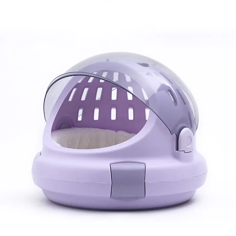 Multifuncional Pet Dog Carrier Viagem ao ar livre Respirável Portátil Transparente Espaço Cápsula Pet Kennel Cat Litter Cage Bagagem