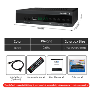 Dvb Stb Dvb T2 H264 Italia sintonizzatore tv set top box Digitale Terrestre Dvb-t2 aggiornamento Software Free To Air Tuner decoder spagna