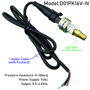 Il sensore di pressione barg 0 ~ 16 progettato per il sistema R410a/R32 fornisce segnali al controller dell'algoritmo PID regola il flusso del refrigerante - Product Image 4