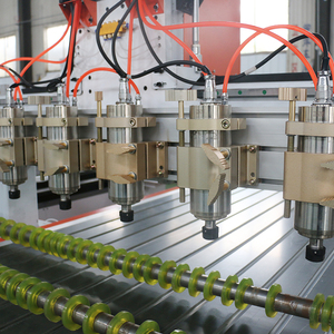 Máquina de enrutador CNC de madera 3D de 4 ejes rotativos de cabezales múltiples de China de alta eficiencia, enrutador CNC de carpintería de 6 cabezales - Product Image 4