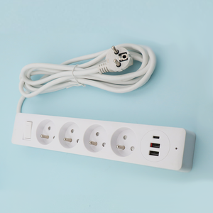 新热卖4AC插座欧洲标准电源板，带1个C型和2个USB输出端口 - Product Image 6