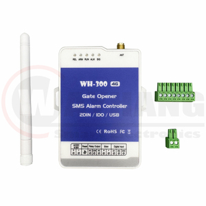 WH-300 GSM 3G 4g蜂窝RTU短信遥控器报警系统，带2个数字输入应用程序控制，用于自动化监控 - Product Image 6