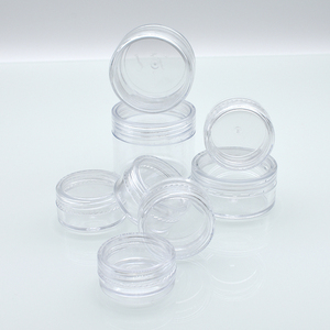 2.5ml 3ml 5ml 10ml 15ml 2.5g 3g 5g 10g 10 ml <strong>5</strong> Gram PS <strong>Cream</strong> <strong>Jar</strong> Empty Small Round <strong>Jar</strong> <strong>5</strong> ml Plastic Cosmetic Sample Containers - Product Image 2