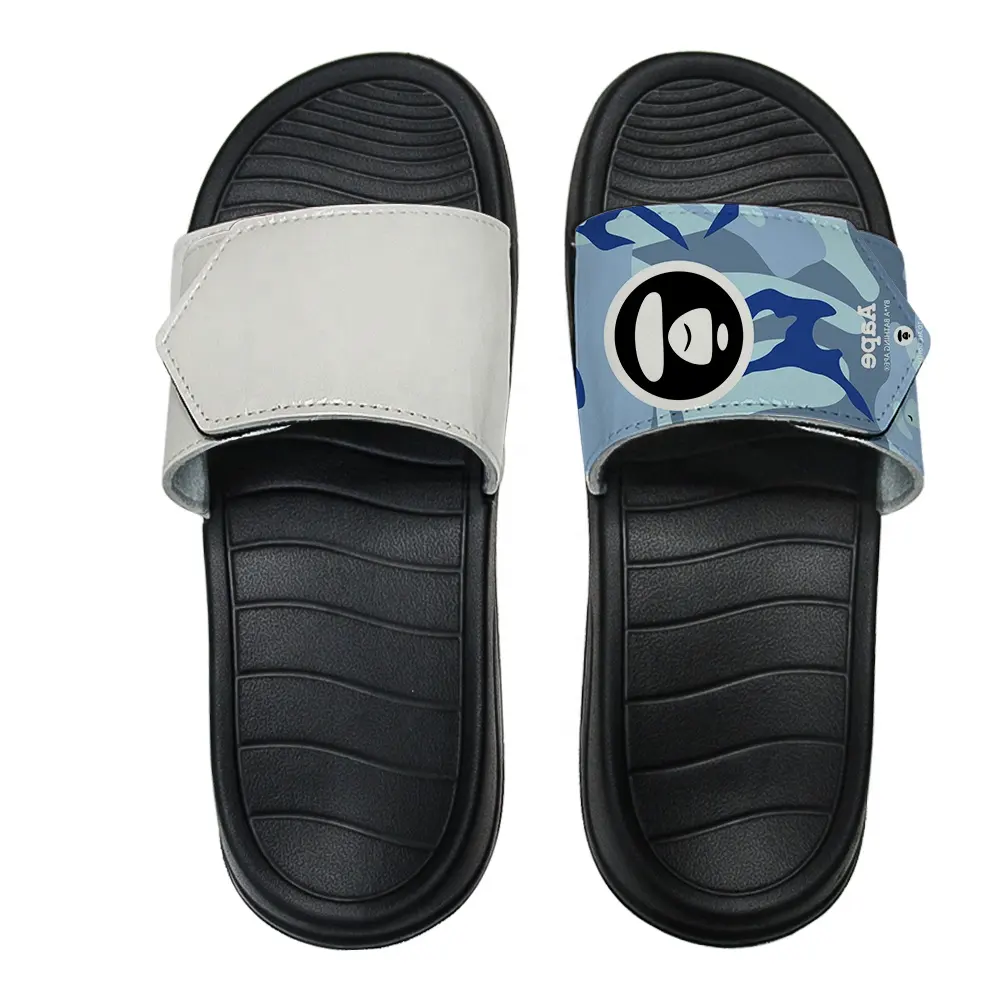 Subbank Sublimation Slippers,Sublimated Shoes Custom Logo Casual Shoe Blank Sublimation Slides Sandals