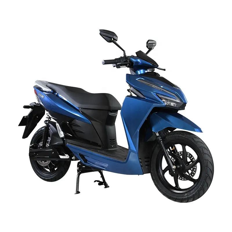 Yeni tasarım süper güç elektrikli yarış motosiklet 2000w popüler satış güçlü hareketlilik yüksek kalite 2 tekerlekli moped