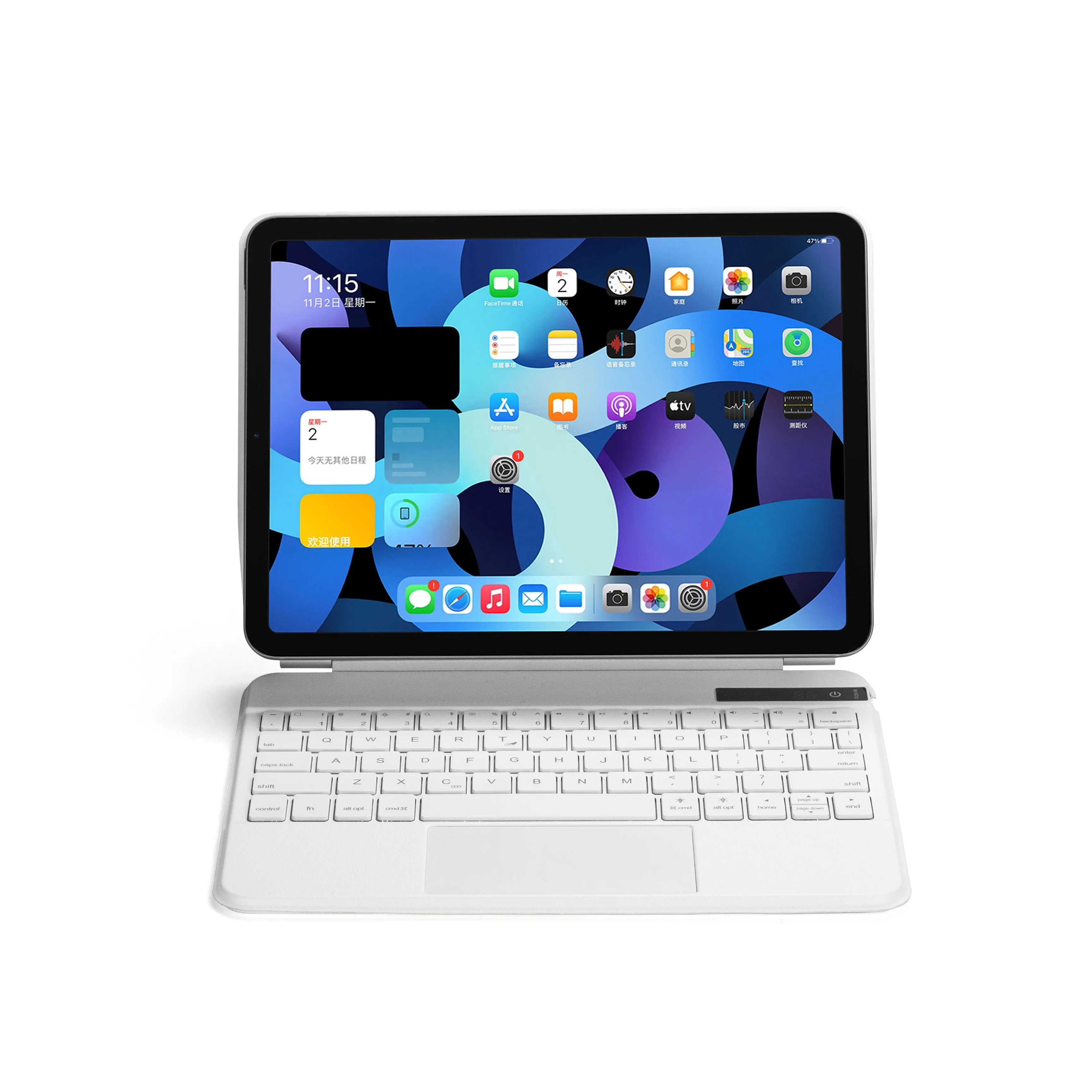 Touchpad 10.9 inch Backlit Bàn phím không dây trường hợp bàn phím ma thuật cho iPad không khí 5