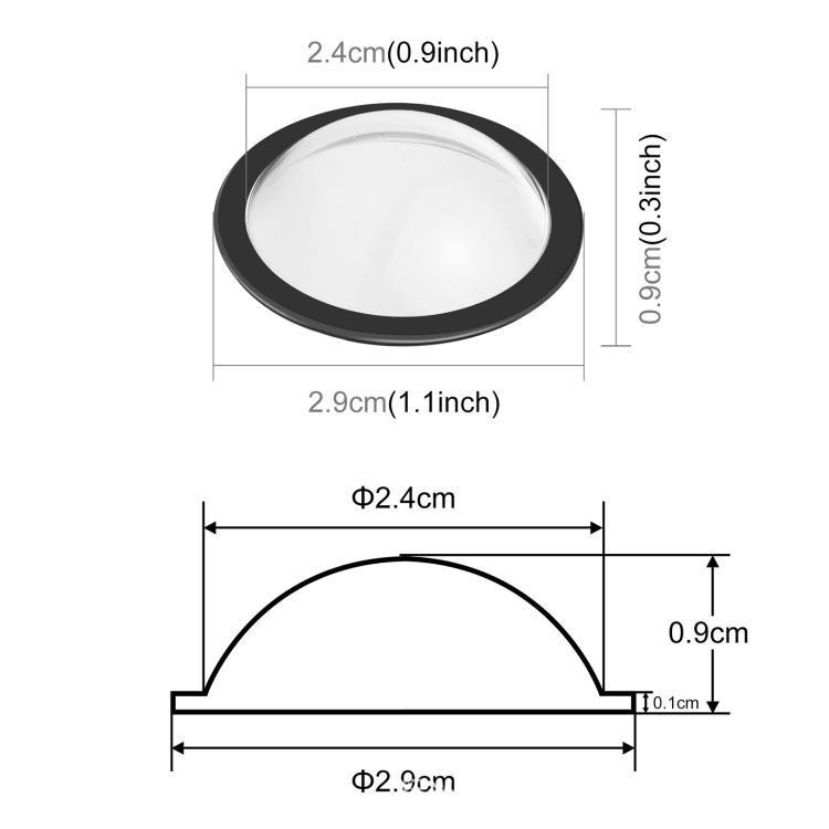 Protecteur d'objectif adhésif pour caméras d'action Ricoh Theta SC2SV