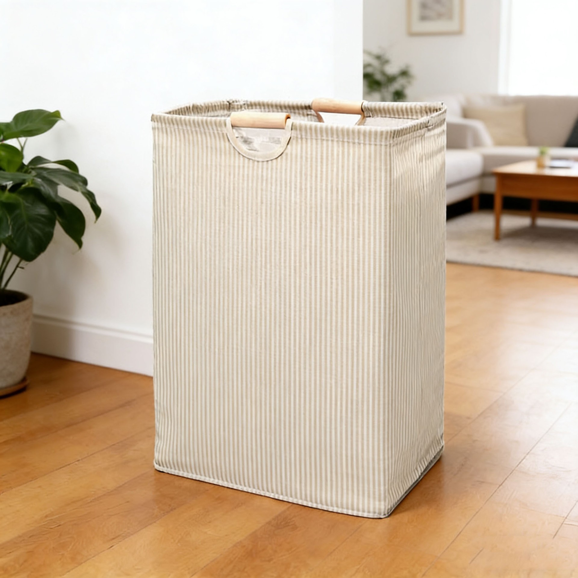 beige vertical stripes