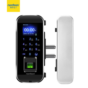 Smart Digital Keypad Electric Glass Door Lock with Fingerprint Reader Memory Card Data <strong>Code</strong> - Product Image 4