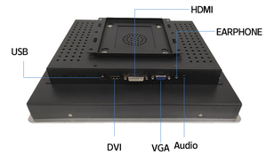 Monitor HDMI de 12,1 19 pulgadas con capacidad multipantalla Monitor de pantalla táctil DVI VGA con caja de metal Lcd integrado simultáneo - Product Image 6