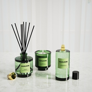 Набор из 3 стеклянных флаконов для ароматических масел и декора дома, с большой емкостью для парфюмерии и цветочными ароматами - Product Image 5