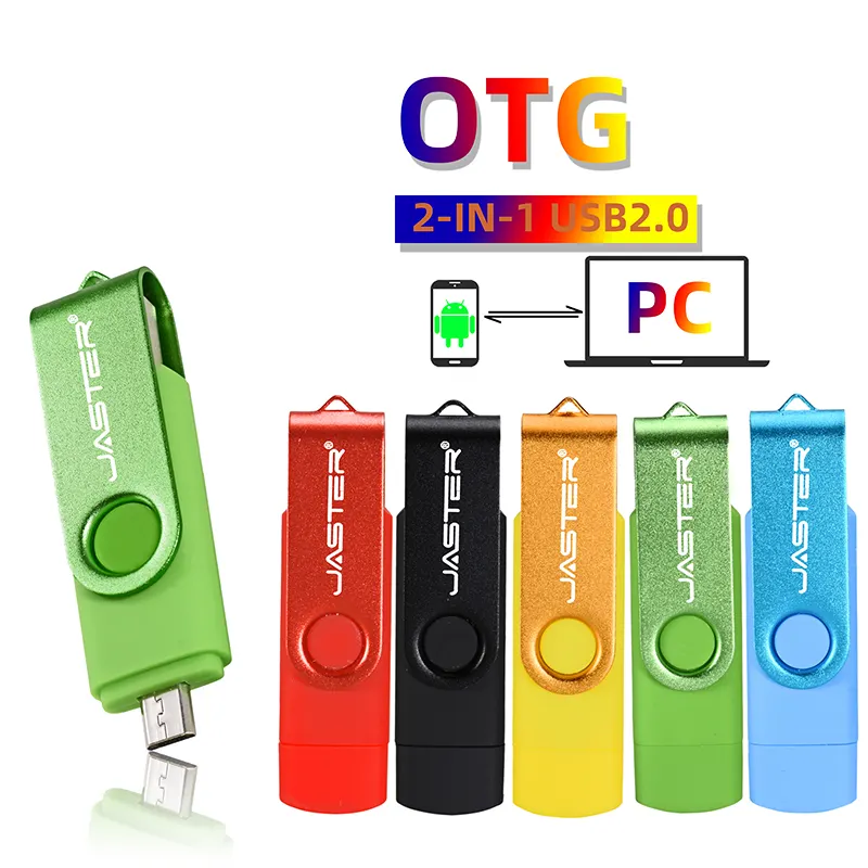 Smartphone Pendrive giratorio OTG USB Flash Drive CLE USB 2,0 stick 64G pen drive 4G 8g 16G 32G 128G dispositivos de almacenamiento