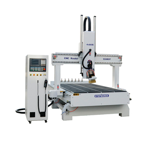 Máquina de construcción personalizada ATC CNC Router 4 ejes con husillo giratorio de 180 grados para la fabricación de muebles - Product Image 3