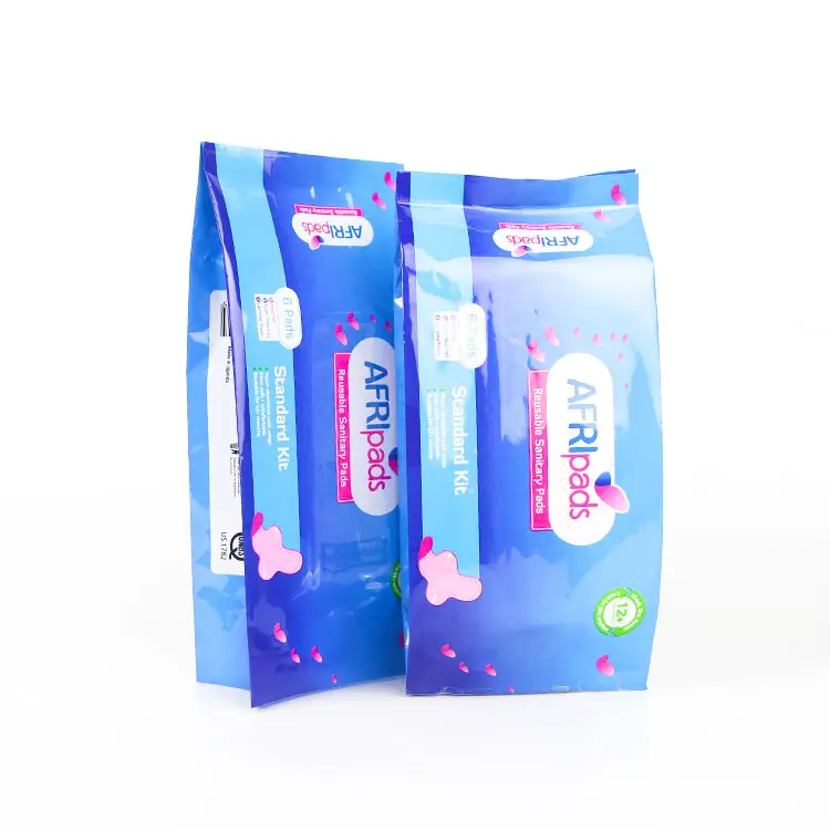 Serviette hygiénique en plastique résistant à l'eau, poche à gousset latérale, papier d'aluminium, Tampon jetable, sac d'emballage pour femmes