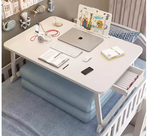 Gran escritorio para el hogar, mesa multifunción para comer en la cama, mesa de estudio con cajón, escritorio para juegos de ordenador