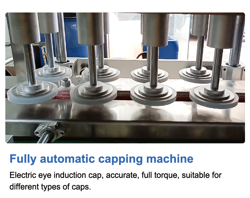 Automatic liquid foaming liquid filling machine Automatic water glass bottle liquid tube filling machine