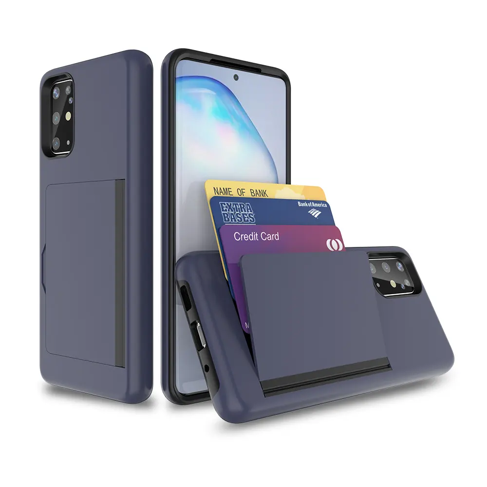 Toplu sipariş toptan sevimli iki-in-one telefon tutucu boş cüzdan tam koruyun telefon iPhone için kılıf 13 14 pro max