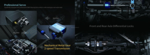 Hyper Go Mjx H8H รถ RC 1/8 4WD 2.4G รถบรรทุกควบคุมระยะไกลรถจำลองการปีนเขาออฟโรดพร้อมล็อคของเล่น RC - Product Image 3