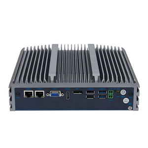 Industrial Mechanical Fanless Dual LAN Mini PC Interconnect I3 I5 I7 Desktop 6 * COM VGA HD-MI WiFi /BT - Product Image 5