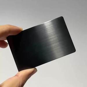 CKTRFID คีย์การ์ดโรงแรมแบบกำหนดเอง,Iso14443a 13.56Mhz ชิป Rfid แบบไร้สัมผัสสีดำขัดเงานามบัตร Nfc - Product Image 1