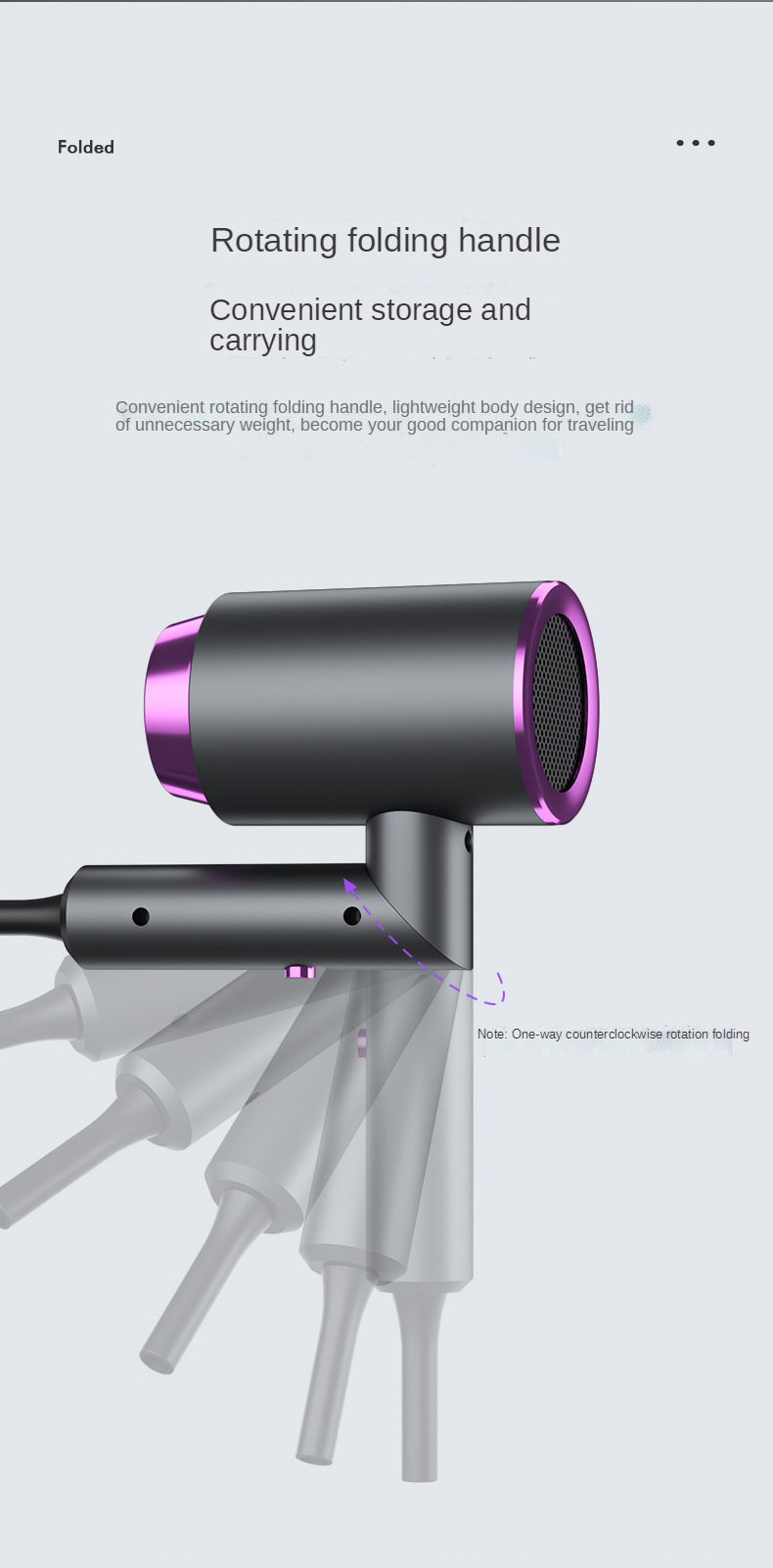 Factory Directly Wholesale Rechargeable High Power Professional Manufacture Hair Dryer