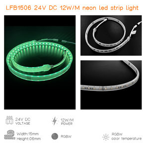 LFB1506 RGBW PX8 24 В DC 12 Вт IP66 водонепроницаемый гибкий умный DMX512 управление Epistar силиконовый RGB неоновая Светодиодная лента - Product Image 3