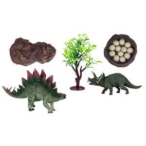 热卖儿童仿真聚氯乙烯固体小恐龙化石景观模型玩具套装 - Product Image 3