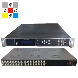 FTA Iptv ทรานสมอดูเลเตอร์ 8ch 24 ช่อง DVBT ISDBT qam catv RF ดิจิตอลโมดูเลเตอร์ - Product Image 3