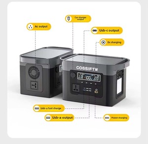 Generador de salida de CA/CC de almacenamiento de energía de estación de energía portátil generador de energía de 1200W - Product Image 6
