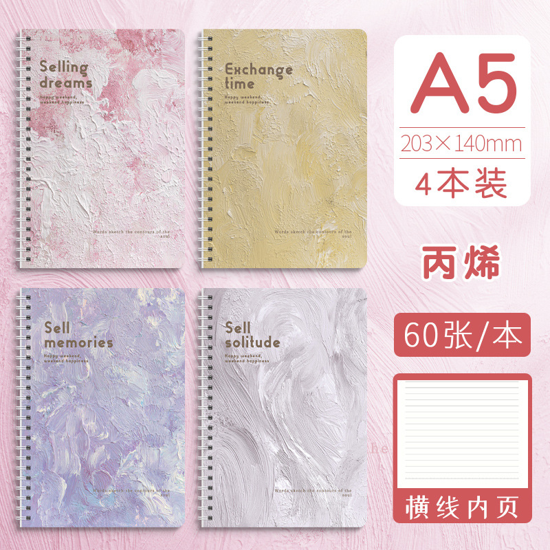 A5 bobina libro/propileno