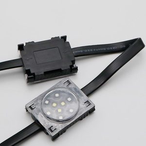 2024 programmabile DMX RGB 24V quadrato LED Pixel punto luce Multi-colore del corpo del PC per uso esterno - Product Image 3