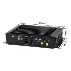Mini PC computer Co-re i5-4200u i7-4500u 4GデュアルLANミニPC 2COM VGA H-D Win 10産業用PC - Product Image 5