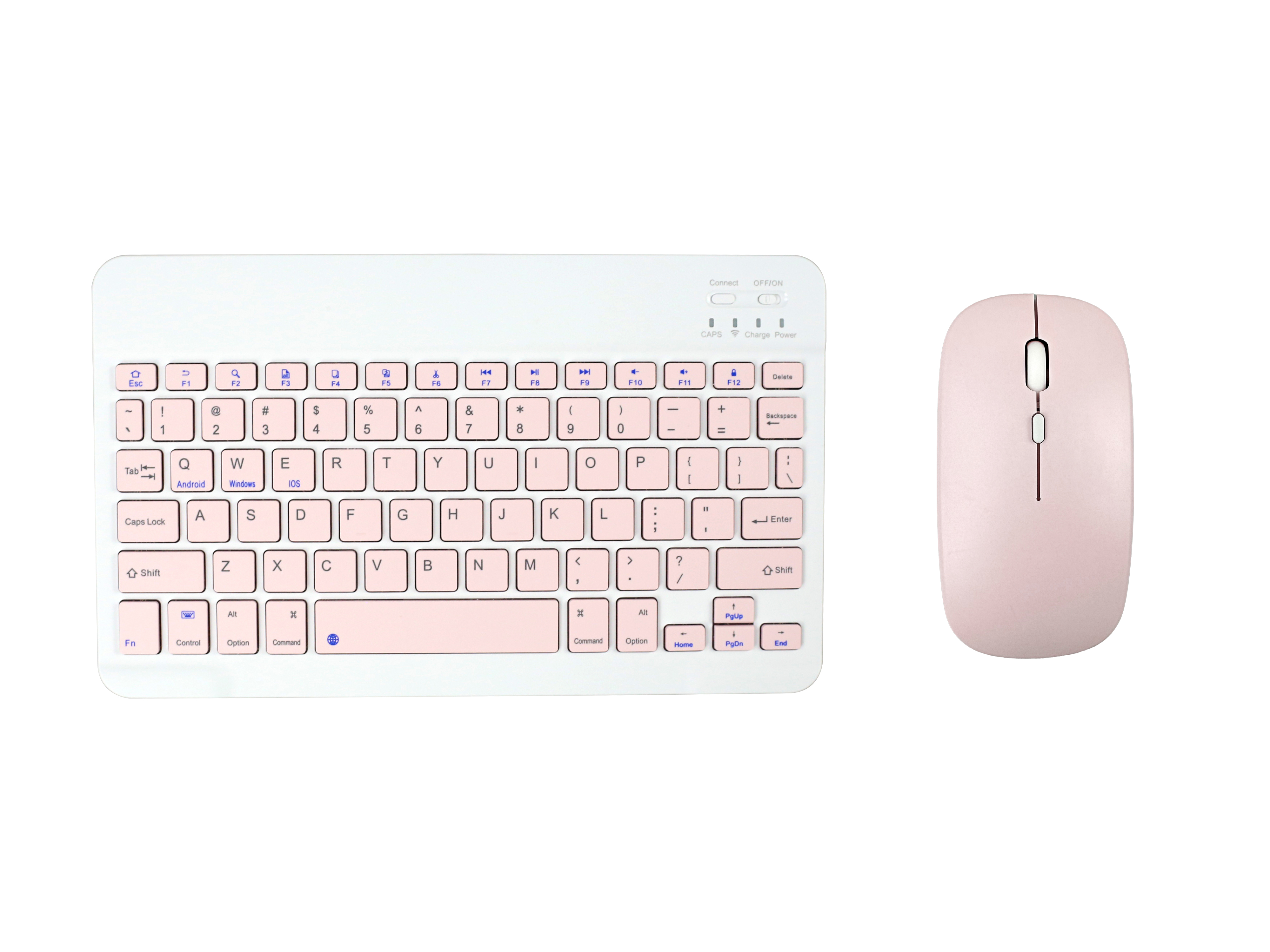 Clavier + Souris Rechargeable Rose