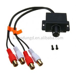 Car power amplifier volume regulator Car potentiometer <strong>RCA</strong> header <strong>input</strong>/<strong>output</strong> - Product Image 1