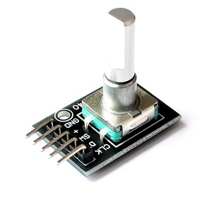 360-Grad-Rotationscode-Modul für Arduino Stein Sensor-Schalter Entwicklungsbrett KY-040 mit Pins - Product Image 1