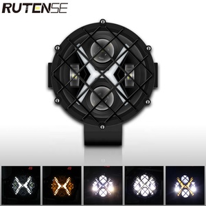 RUTENSE ไฟ Led ติดรถบรรทุกพร้อมระบบขับเคลื่อนสี่ล้อ,ไฟทำงานไฟ Led ติดทางเดินในทะเลพลังงานสูง Ed สำหรับการขับรถออฟโรดสปอตไลท์7นิ้ว - Product Image 2
