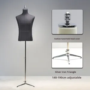 Cao cấp phổ bánh xe nam trên cơ thể mannequin Prop sợi thủy tinh đứng tư thế trang sức hiển thị đứng mannequin giá - Product Image 6