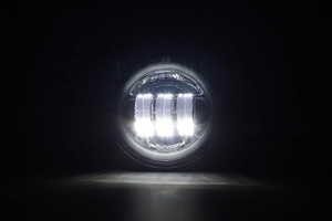 Motosiklet LED sis işık <span class=keywords><strong>4</strong></span> 1/<span class=keywords><strong>2</strong></span> "ile geçen lamba gündüz çalışan işık için Harley yol kral