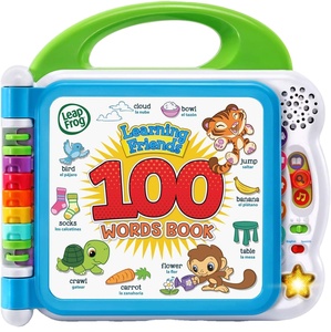 学习朋友100单词书，绿色，儿童学习书玩具学习益智书 - Product Image 1