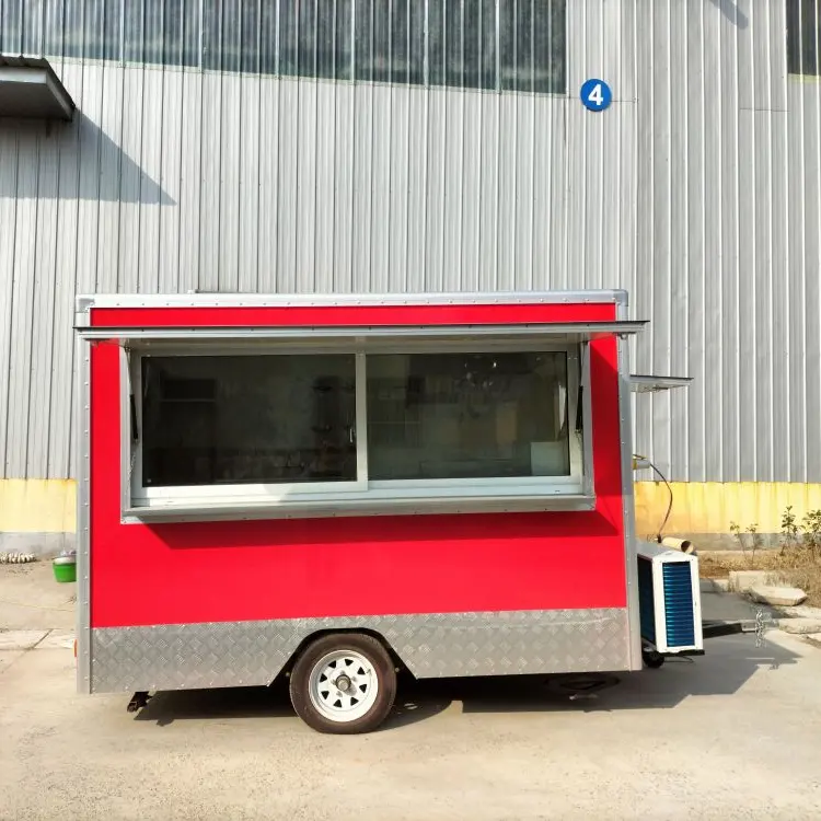 Chariots de nourriture mobiles commerciaux à vendre meilleure remorque de camion de nourriture de conception