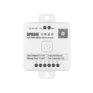 DC5-24V SP634E 4CH PWM RGBW LED Controller Blue-tooth APP controllo per RGBW Led strisce - Product Image 1