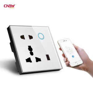 Enchufe de pared universal estándar del Reino Unido Programa Tuya 13A Aplicación inalámbrica Control de voz Zigbee Enchufe de pared inteligente - Product Image 1